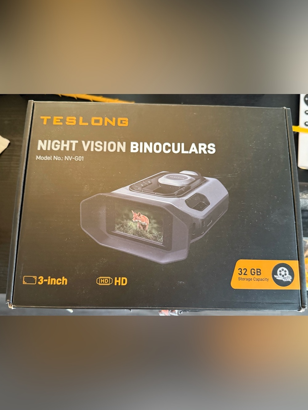 PulsLong Night Vision Binoculars - Black